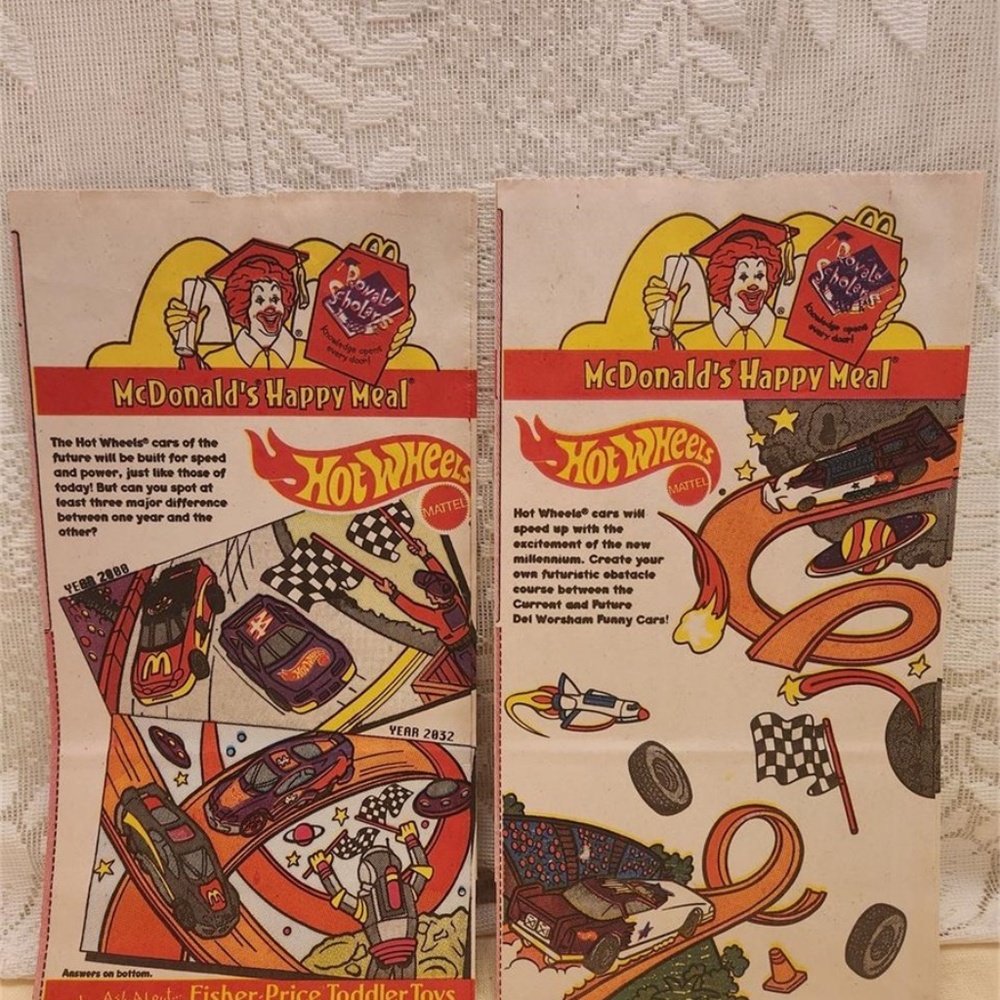 Vintage McDonald's Happy Meal Bags (7) - Picture 2 of 5